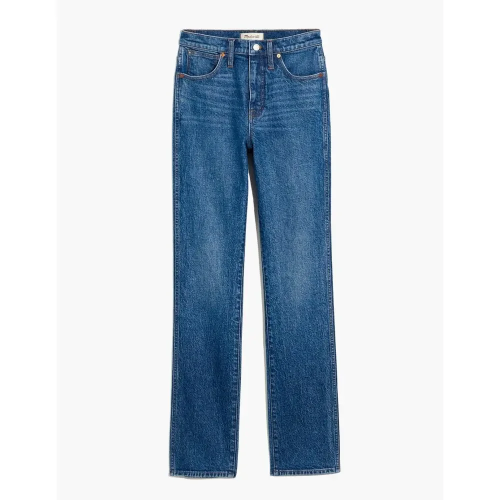 Madewell Stovepipe Full-Length High-Rise Jeans in Styler Wash size 29 x 33 - Picture 6 of 16